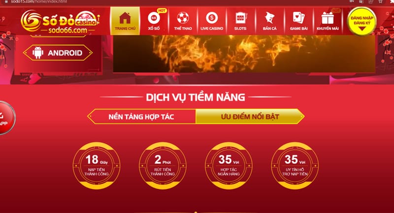 Ưu điểm khi chơi lô đề online SODO66